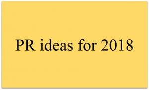 Read more about the article PR for Startups:  Ideas to prepare for 2018